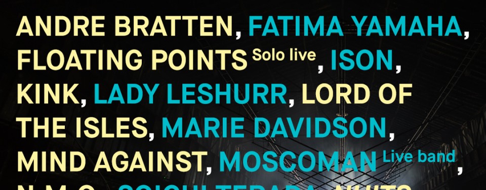 Lineup TodaysArt and Reworks Festival at Nuits Sonores